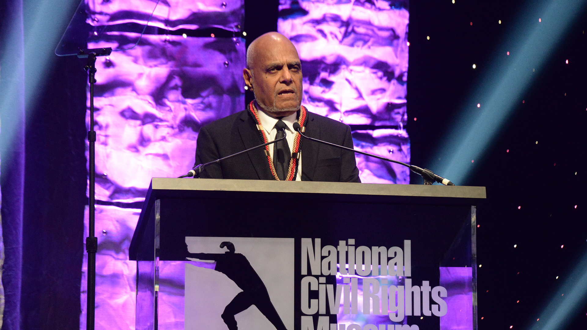 Bob Moses gives acceptance speech at the museum’s 2014 Freedom Award.