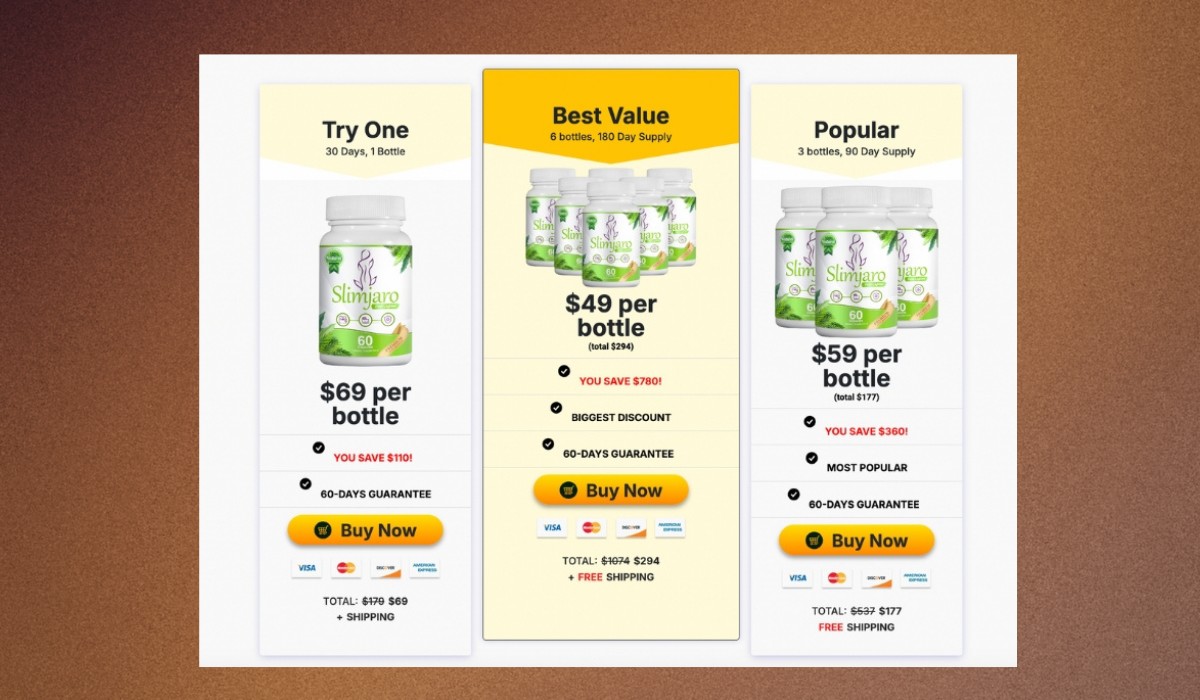 SlimJaro Pricing