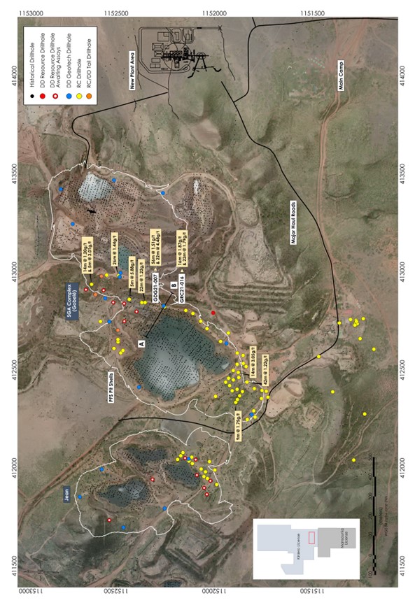 SGA Complex Plan Map – SGA Extension Drilling