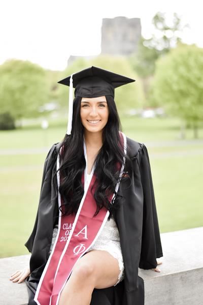 Julia Morris, a Virginia Tech graduate, is the 2020 Freedom Alliance Scholarship Student Ambassador.