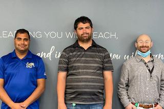Facilities cleaners, Blaze Tavernia, Johnathan Wheeler, and Jason Crandall started their new positions at BSM on May 12th of this year.