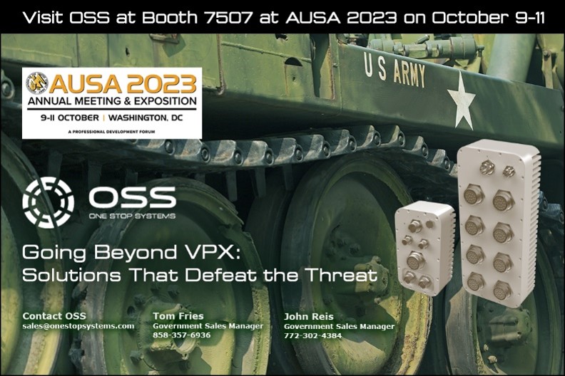 OSS to Showcase Specialized High-Performance AI Computing Solutions at AUSA 2023