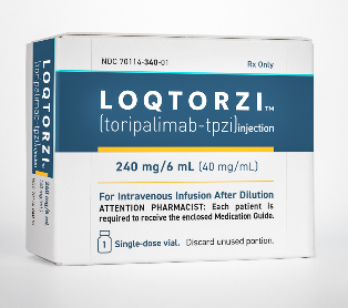 LOQTORZI™ (toripalimab-tpzi) product image