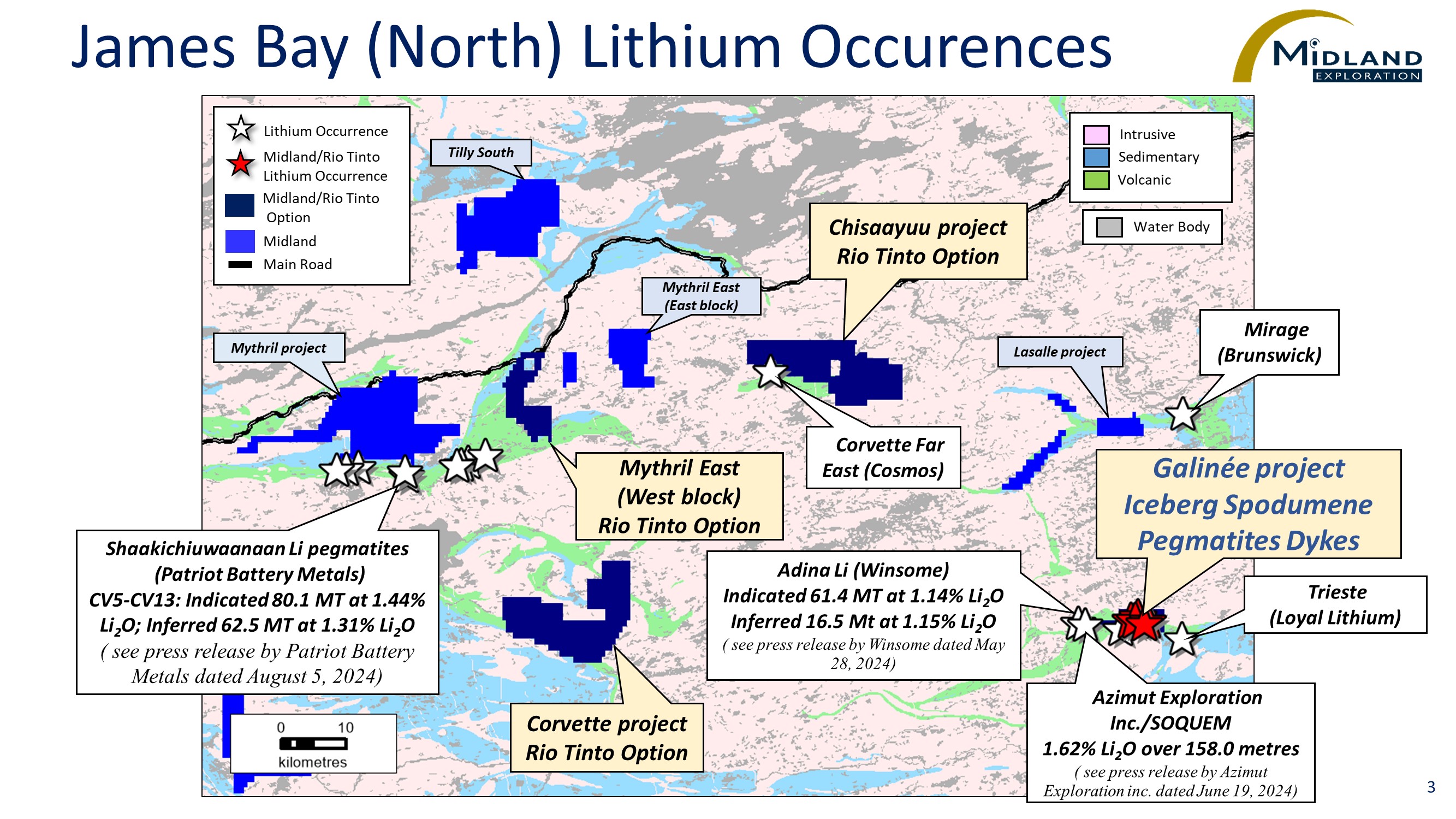 Midland Overview of its 2025 Follow-Up Exploration Activities