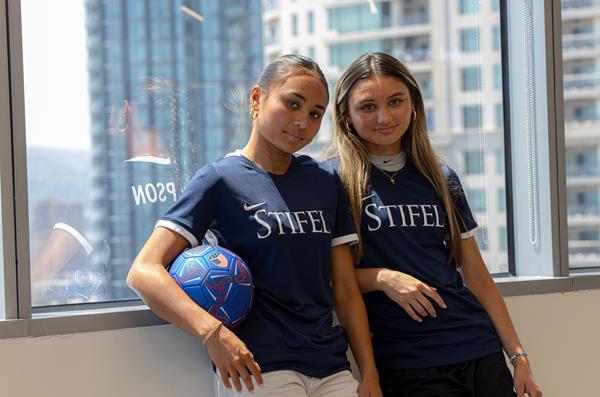 Stifel Adds Rising Soccer Stars Alyssa and Gisele Thompson to Ambassador Roster 