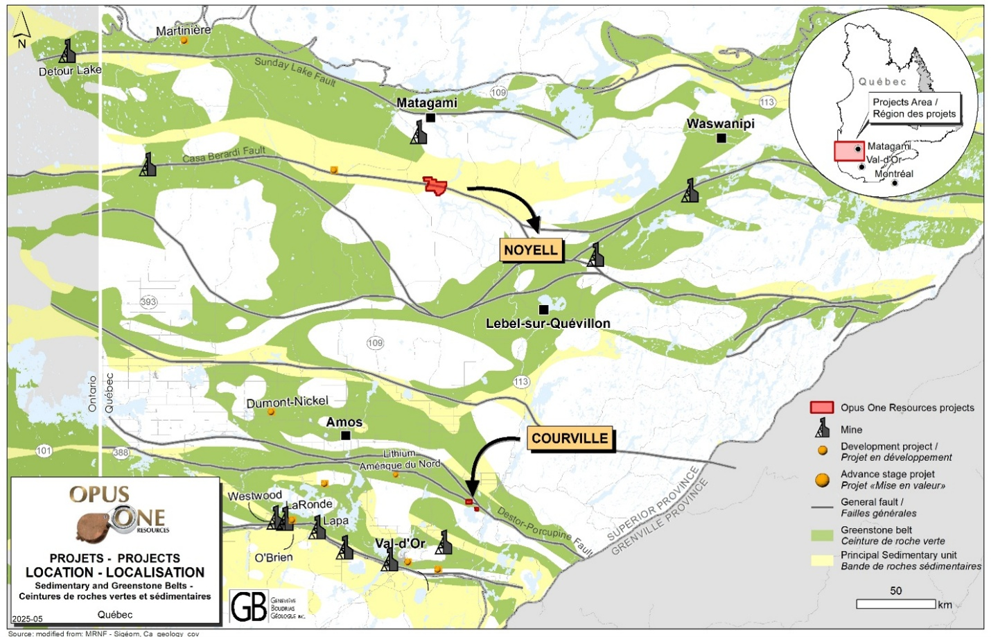 OPUS ONE’S NOYELL PROPERTY LOCATION MAPS