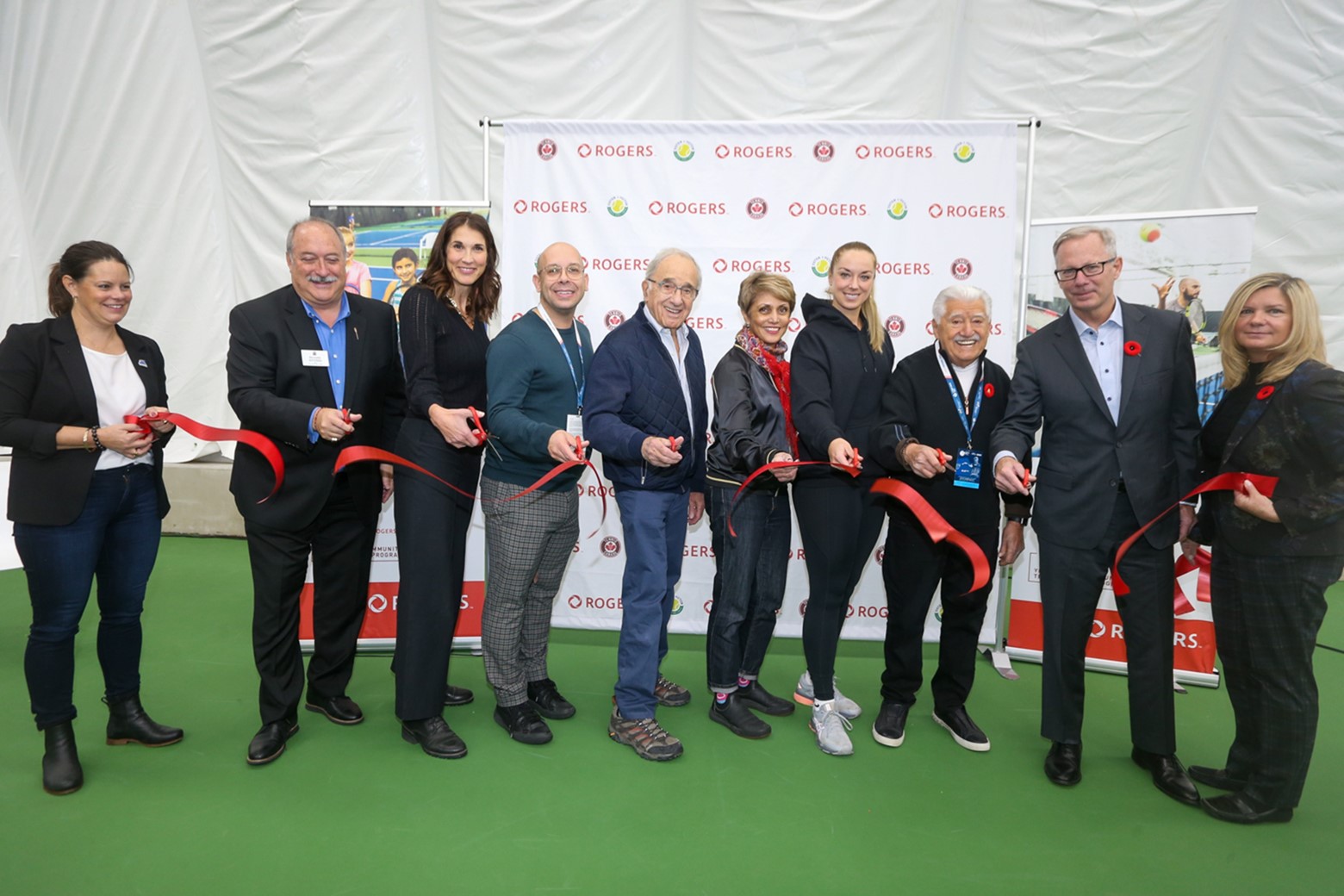 Osten & Victor Alberta Tennis Centre Holds Official Unveiling of New Tennis Bubble Facility