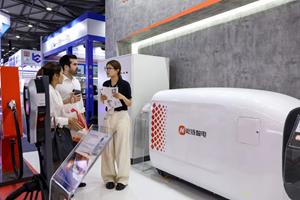 Hot Debut of NaaS Smart Charging Robot at Productronica China 2023