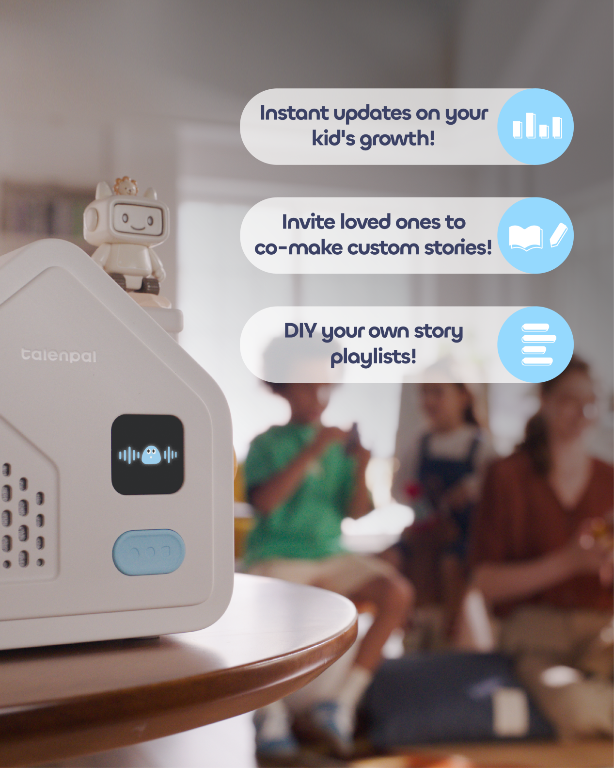 instant updates on your kid's growth