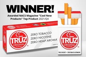 TRUZRO”, a new pre-rolled hemp cigarette with zero nicotine, zero tobacco, and no hemp aroma