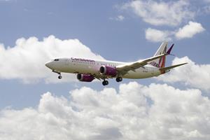 Caribbean Airlines 737-8 Aircraft,  9Y-Guy