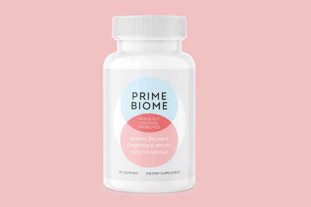 Prime Biome’s Blue Antioxidant bottle 