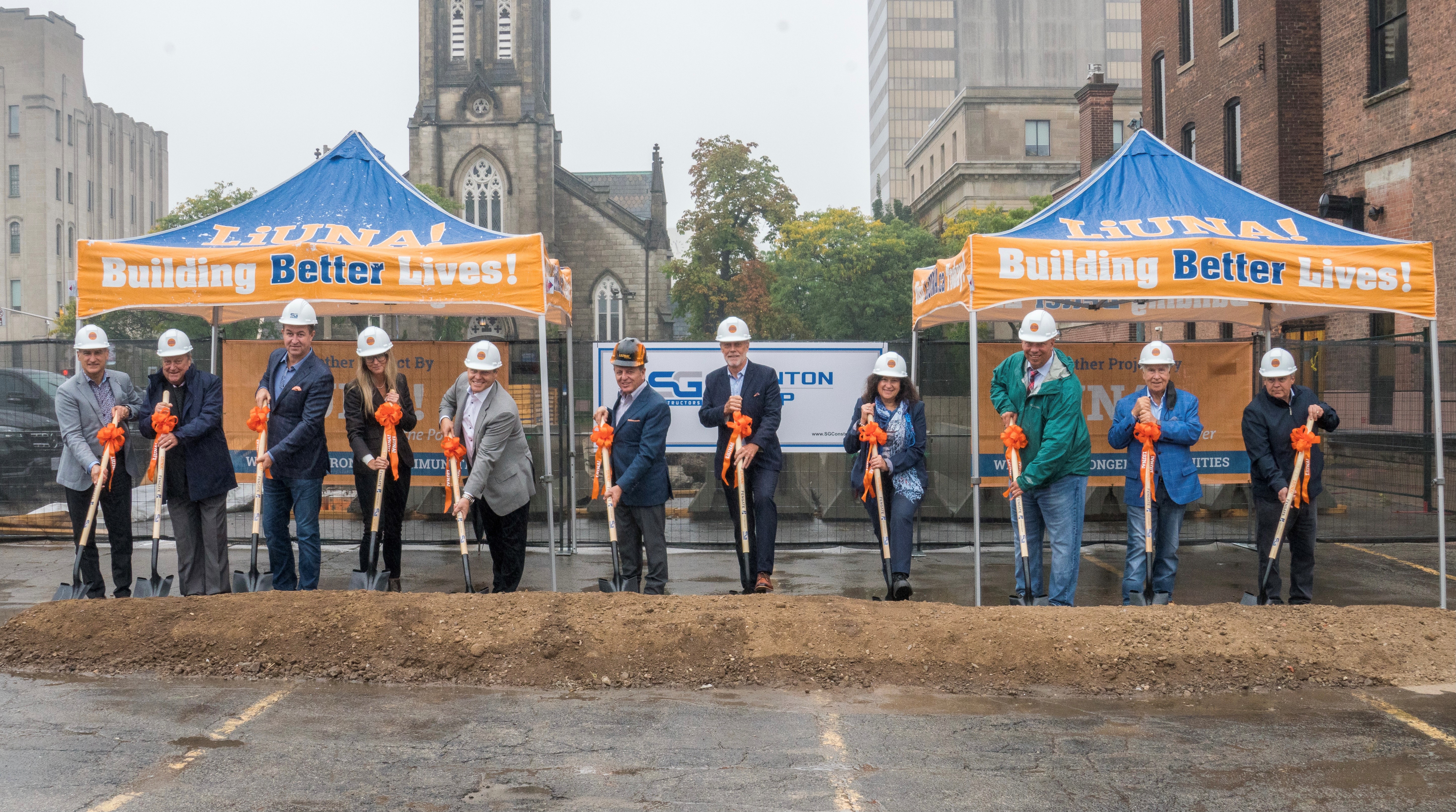 75 James Street South, Hamilton, Ground-breaking Ceremony