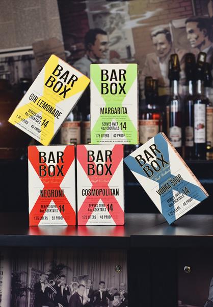 BarBox’s full classic cocktail lineup includes Cosmopolitan, Gin Lemonade, Margarita, Negroni, and Vodka Sour. 
