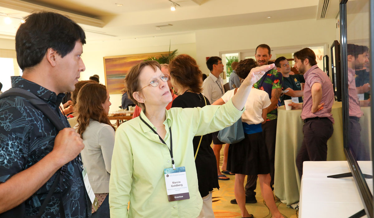 Marcia Goldberg, MD, Massachusetts General Hospital, sharing her latest research at the Kenneth Rainin Foundation’s 2019 Innovations Symposium. Photo credit: Robin Scanlan