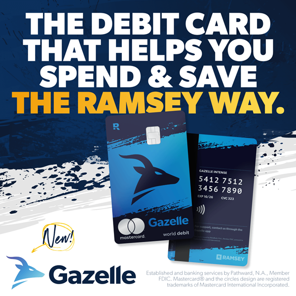 Introducing the Gazelle Debit Card