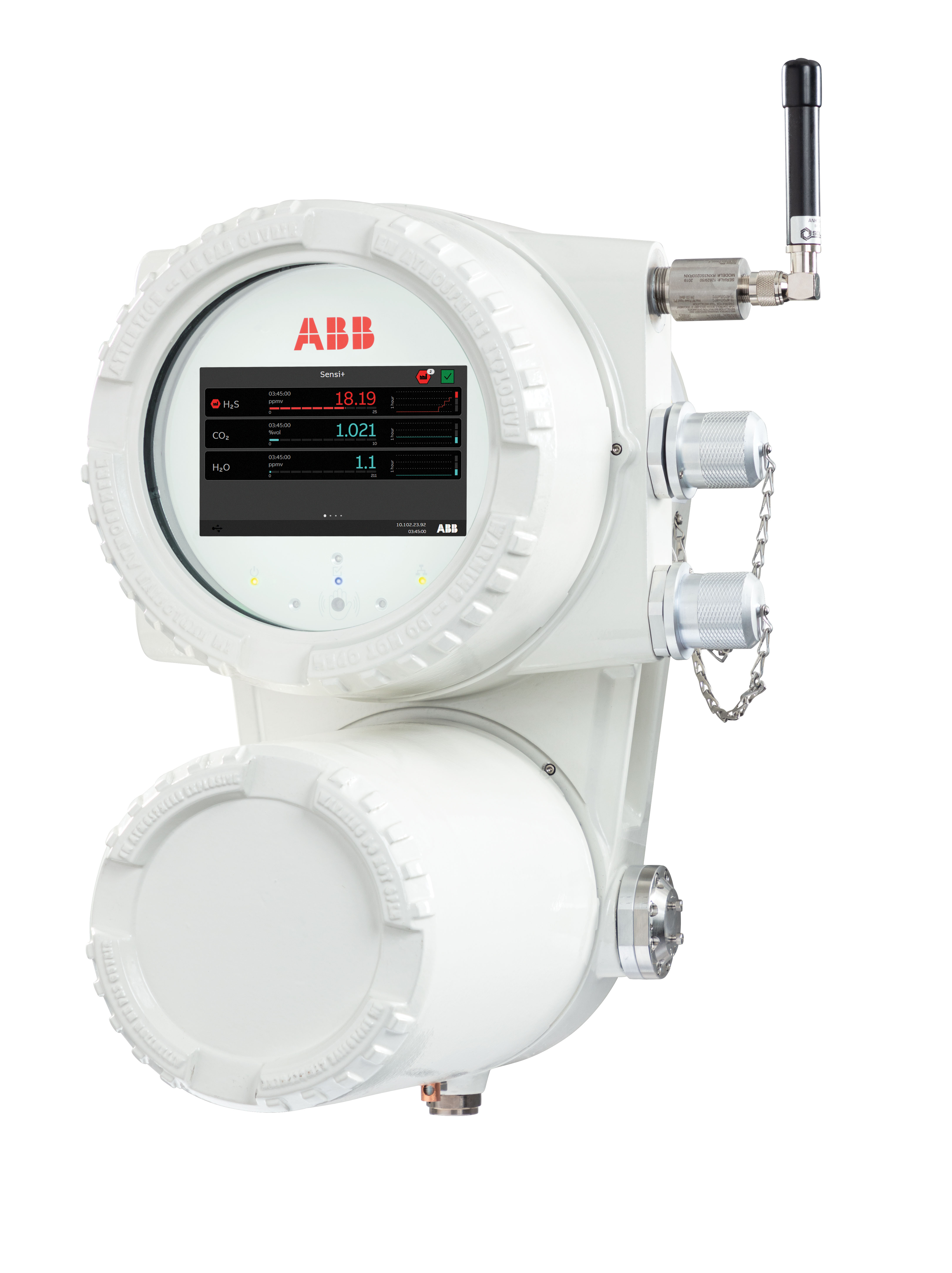 ABB Sensi+ designed for natural gas contaminants monitoring