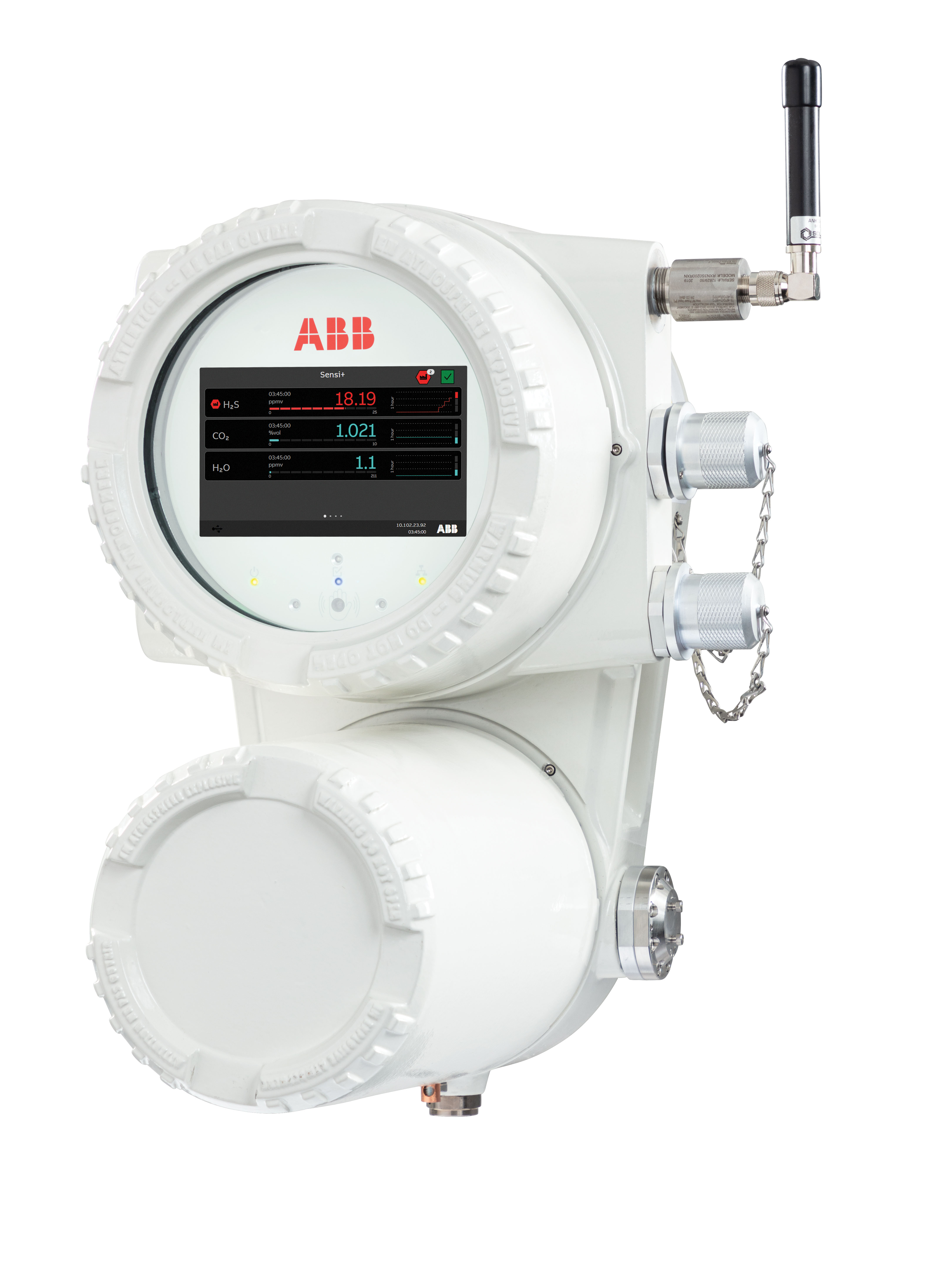 Sensi+ conçu pour la surveillance des contaminants dans le gaz naturel