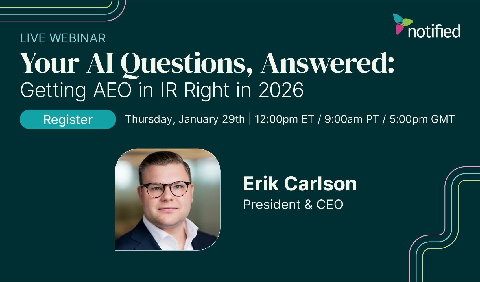 Webinar – Your AI Questions, Answered: Getting AEO in IR Right in 2026