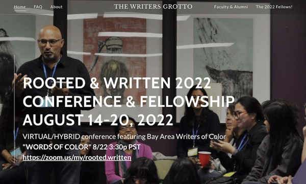 Rooted & Written 2022 Online Conference for Writers of Color