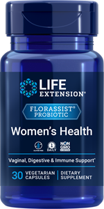 Life Extension new FLORASSIST® Probiotic Women's Health dietary supplement for vaginal, digestive and immune support non-GMO gluten-free vegetarian
