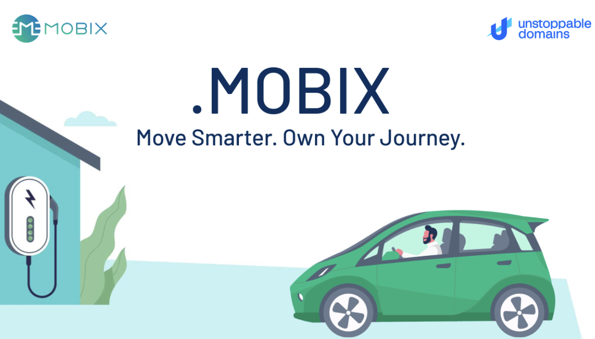 Unstoppable Domains and MOBIX Launch .mobix to Bring Sustainable Mobility Onchain