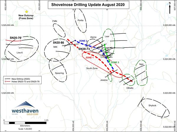 Shovelnose Drilling Update August 2020