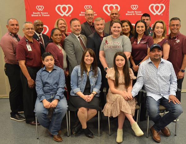 School leaders donate blood at South Texas Blood & Tissue in honor of Uvalde victims