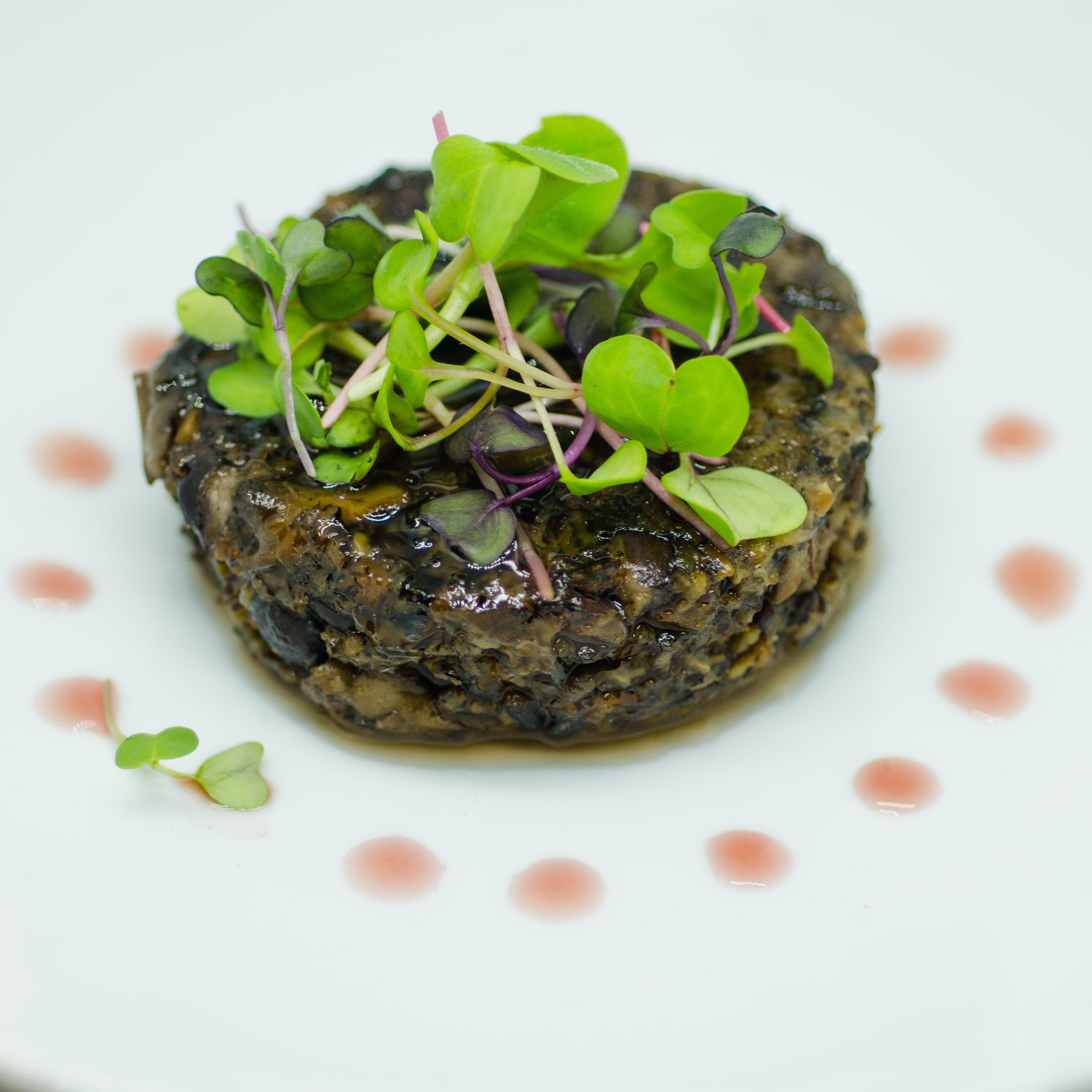 Wild Rice- Beans- Squash Patties
 with Local Honey & Elderberry Tincture  Photo credit: Cindy Kurman 