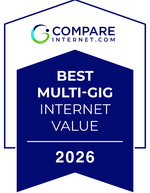 Kinetic Fiber Earns 2026: ‘Best Multi-Gig Internet Value Award’