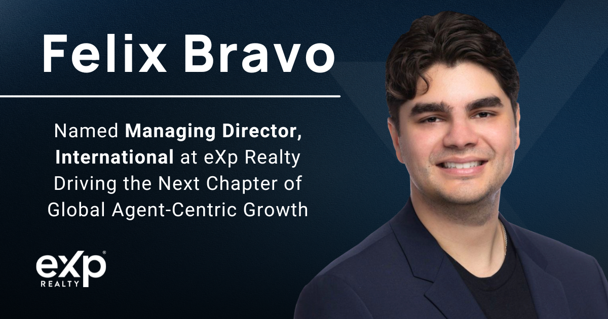 Феликс Браво назвал управляющего директора International в Exp Realty