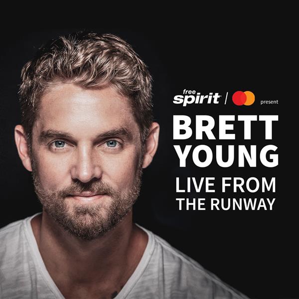 Spirit Airlines and Mastercard Present Brett Young’s  ‘Live from the Runway’ Virtual Concert