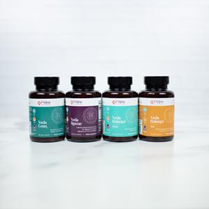 As part of the Prajna Ayurveda product line, Dr. Kulreet Chaudhary has also developed the Veda Wellness products that uses essential Ayurvedic herbs with clinically-studied ingredients for modern-day health concerns, including: Veda Rescue, Veda Lean, Veda Balance Brain and Veda Balance Gut to target specific health concerns.