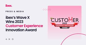 ibex PR Graphic - Wave X Wins 2023 CX Innovation Award_F