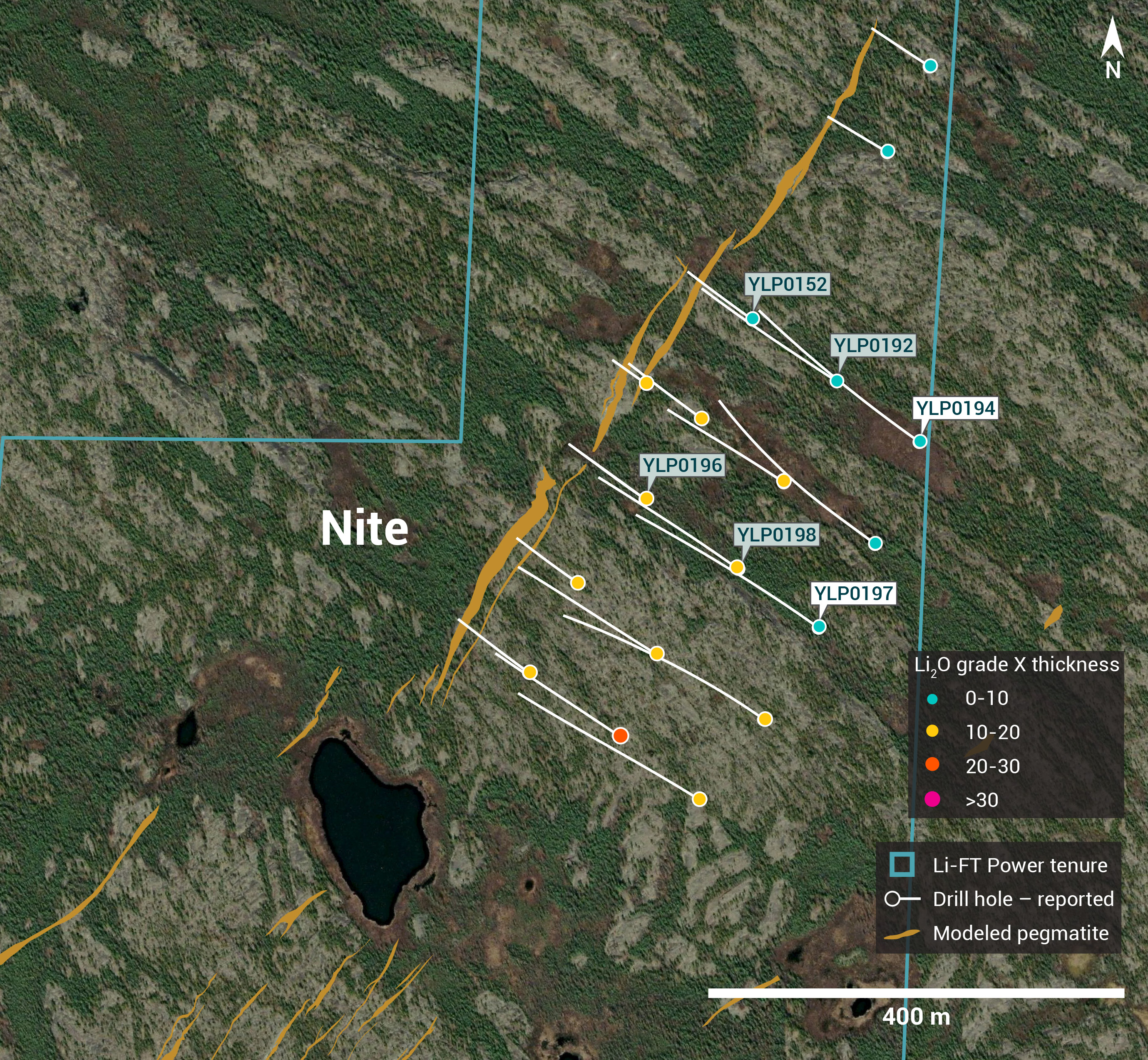 Individual Drill plans YK pegmatites NR 29 GT Nite