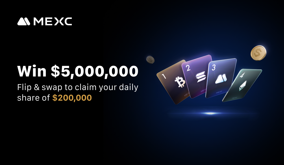 MEXC Launches Flip Fest Event with 5,000,000 USDT Prize Pool