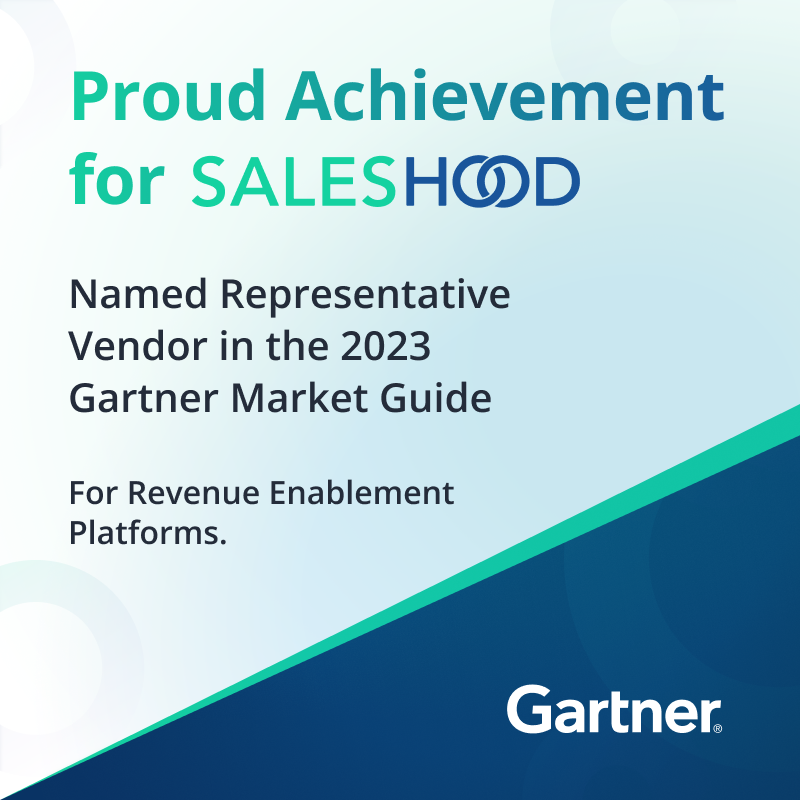 SalesHood named Representative Vendor