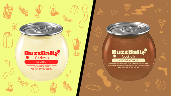 Limited Time BuzzBallz Eggnog and Cookie Nookie Cocktails