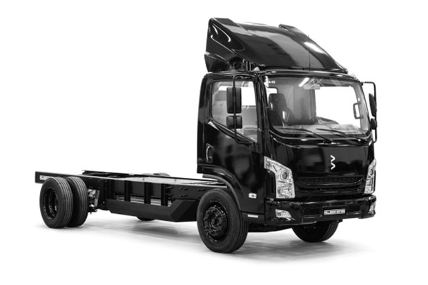 Bollinger B4 all electric Class 4 cab chassis truck