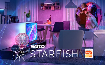 SATCO's STARFISH brand, Powered by Tuya.