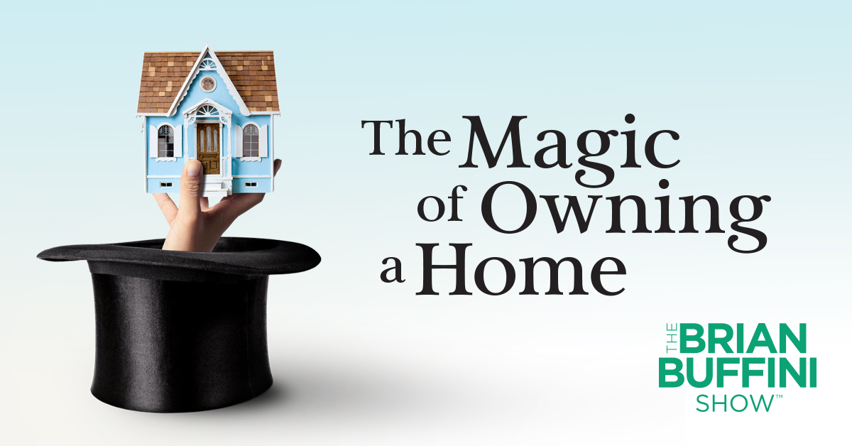 In the latest episode of “The Brian Buffini Show” podcast, real estate leader Brian Buffini gets personal while outlining the benefits of owning a home and how it can increase personal wealth. He explains that owning a home goes beyond financial gain and discusses how it enhances personal well-being, builds stronger families and promotes solid communities.