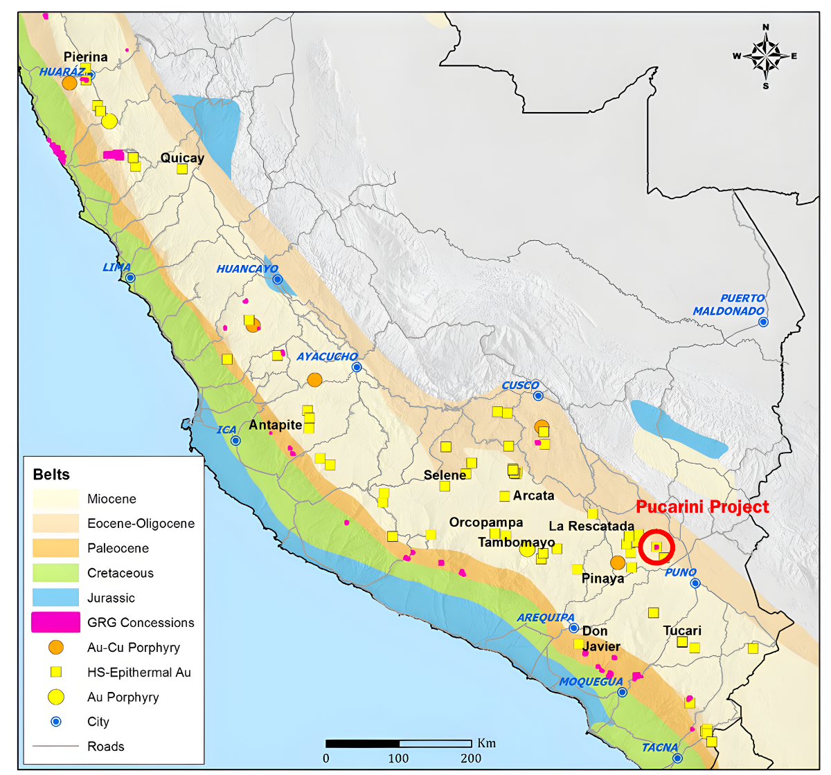 Forte Minerals Commences First-Ever Drilling at the Pucarini High-Sulfidation Gold Project, Puno, Peru