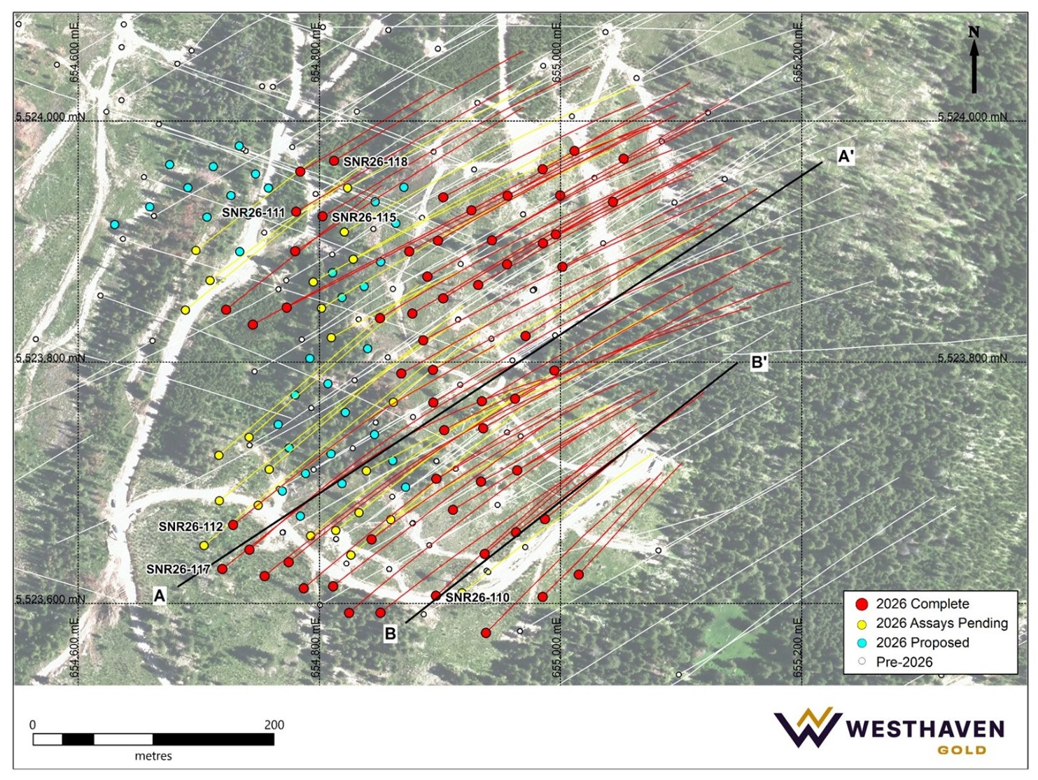 Westhaven Extends High-Grade Gold and Silver Mineralization Below the South Zone Deposit, Including 10.04m Grading 12.18 g/t Au & 103 g/t Ag, Shovelnose Gold Property, Southern British Columbia