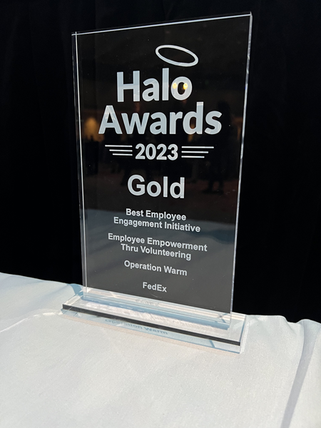 Halo Award Trophy Received
