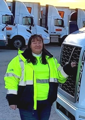 Yellow driver and finalist for Women In Trucking’s 2022 Driver of the Year