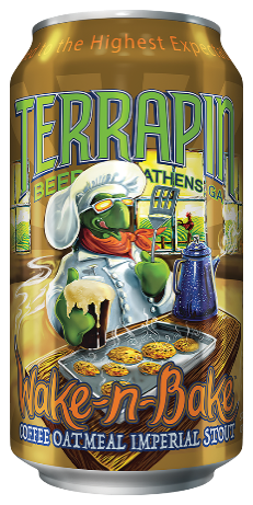 Terrapin's Wake-n-Bake IPA Can Artwork