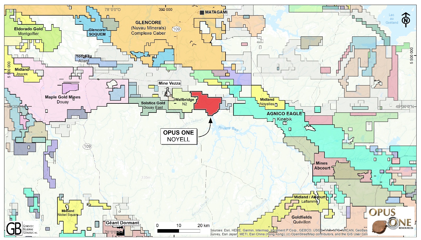 OPUS ONE’S NOYELL PROPERTY LOCATION MAPS image