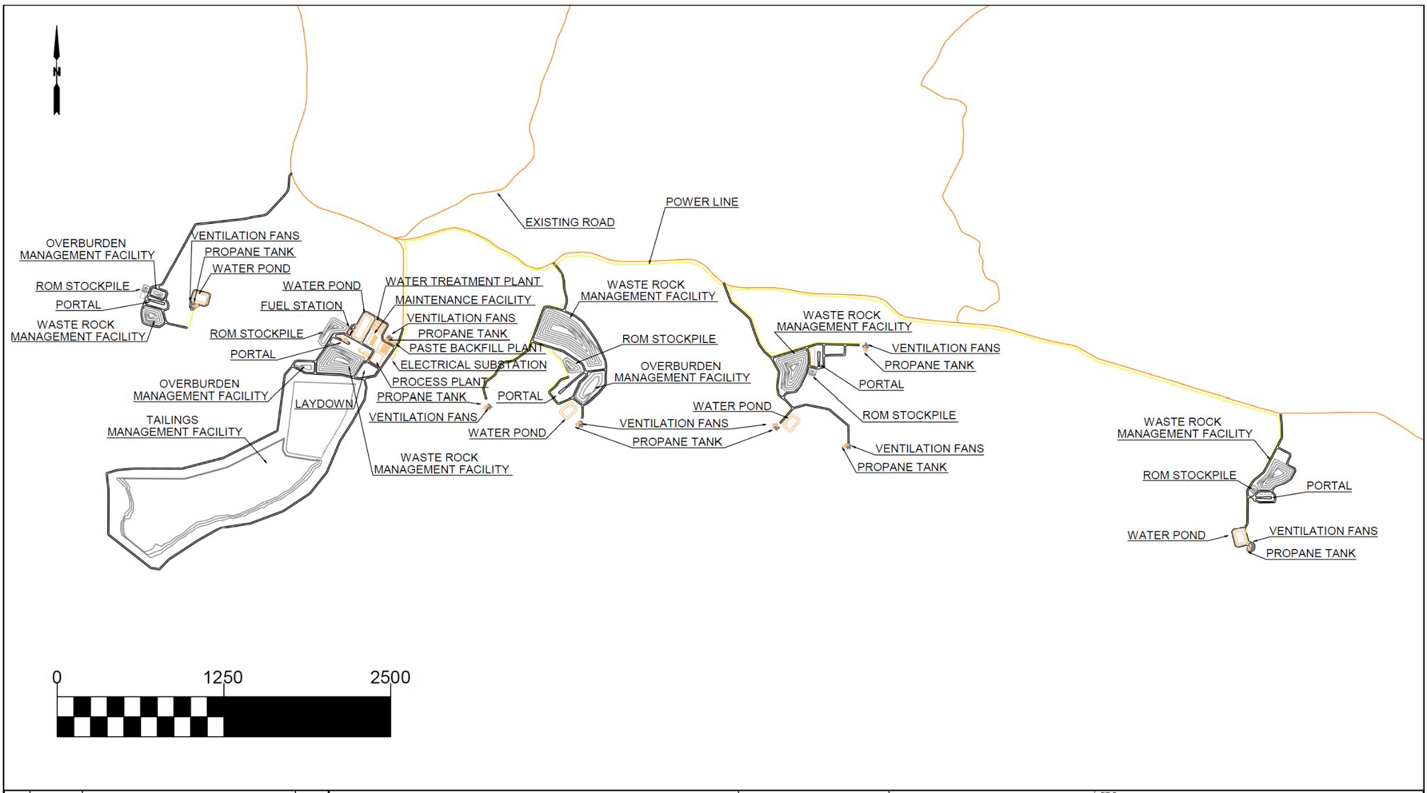 Surface infrastructure general arrangement