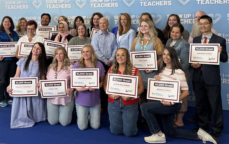 Mountain America Credit Union Announces $40,000 Show Up for Teachers Grant Winners