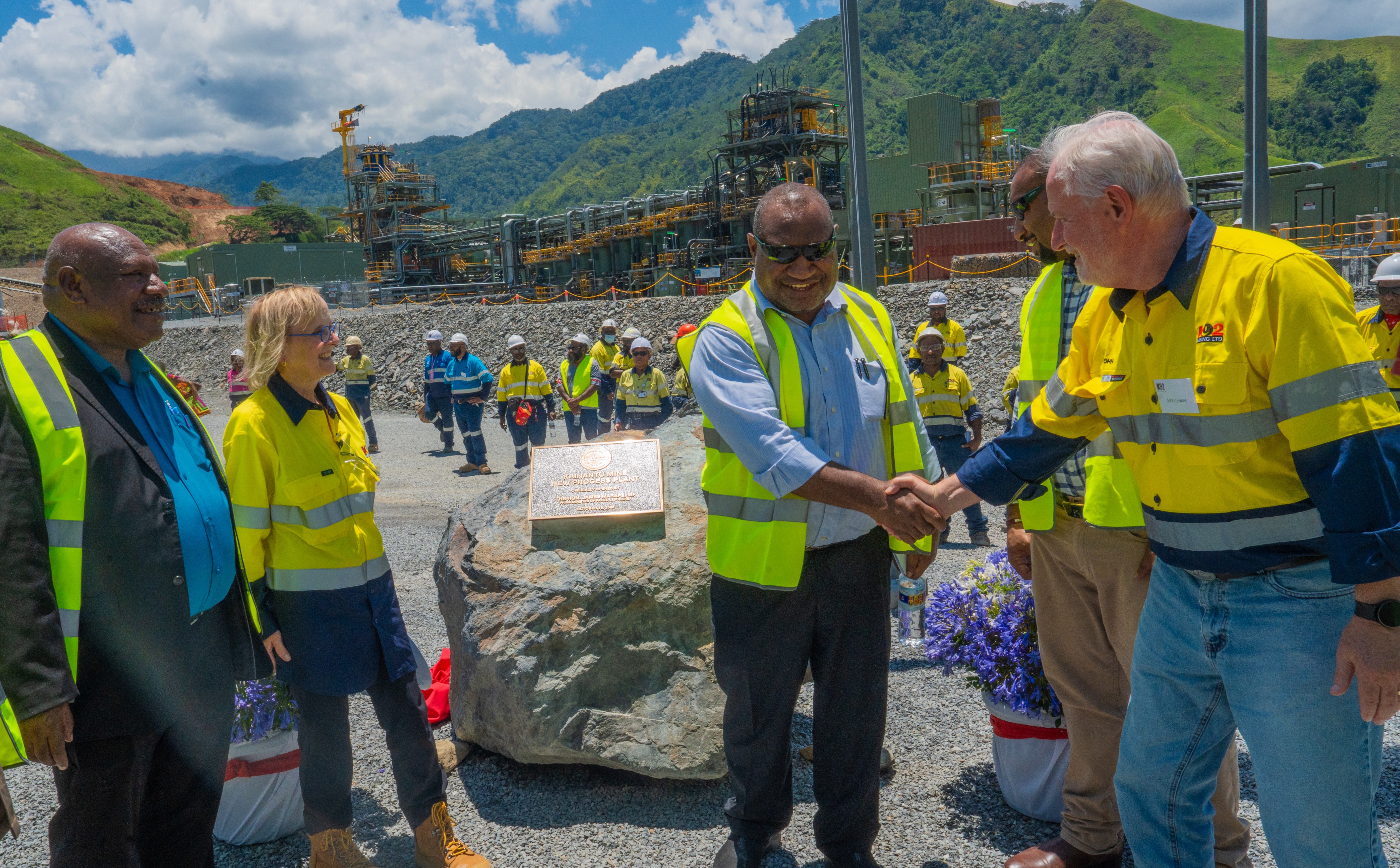 Figure 1 - Grand Opening of the Stage 3 Expansion Process Plant 